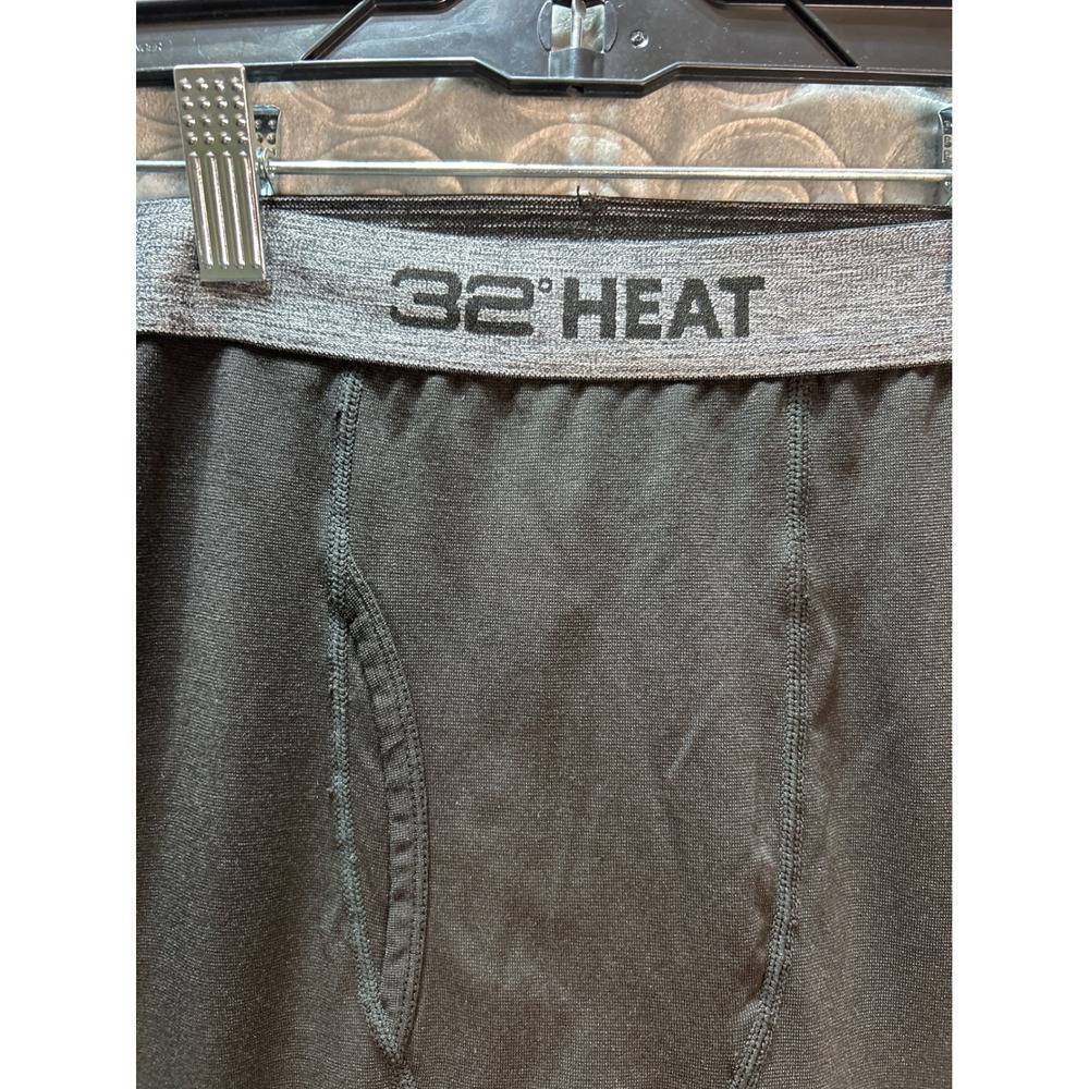 32 Degrees Heat Mens Black Thermal Leggings Base Layer Size S - Picture 3 of 7
